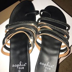 Sparkly flip flops!